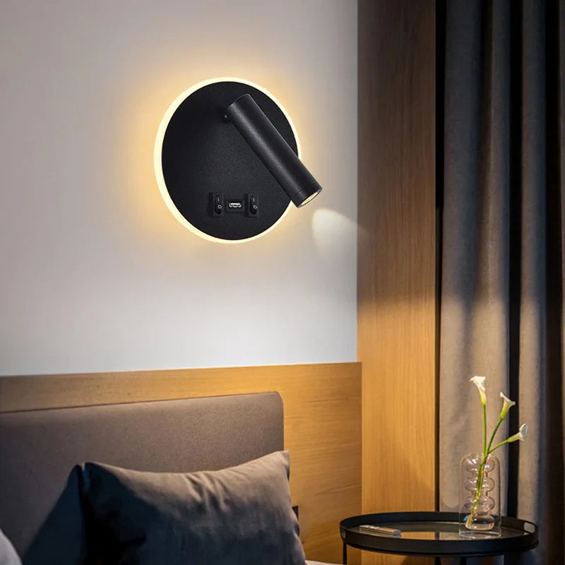 WallBeam: Rechargeable LED Wall Light with USB